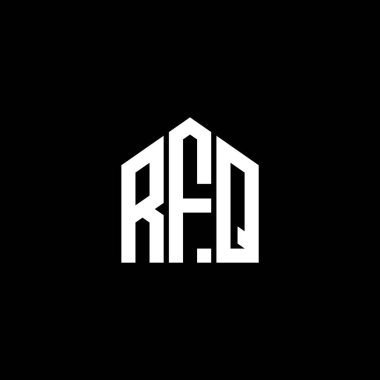 BLACK arka planında RFQ harfi logo tasarımı. RFQ yaratıcı harflerin baş harfleri logo kavramı. RFQ harf tasarımı. RFQ harfi logo tasarımı BLACK arka planında. RFQ yaratıcı harflerin baş harfleri logo kavramı. RFQ harf tasarımı. RFQ harfi logo tasarımı BLACK backgrou