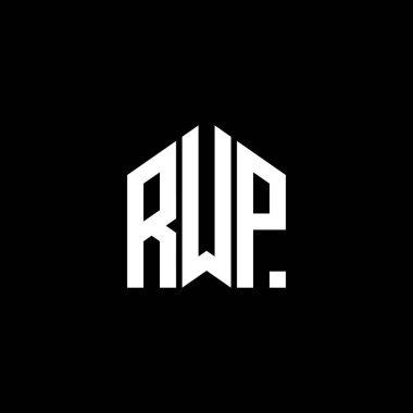 BLACK arka planında RWP harfi logo tasarımı. RWP yaratıcı harflerin baş harfleri logo kavramı. RWP harf tasarımı. RWP harfi logo tasarımı. BLACK arkaplanı. RWP yaratıcı harflerin baş harfleri logo kavramı. RWP harf tasarımı.