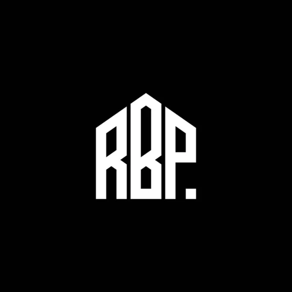 Rbp Letter Logo Design Black Background Rbp Creative Initials Letter — Stock Vector