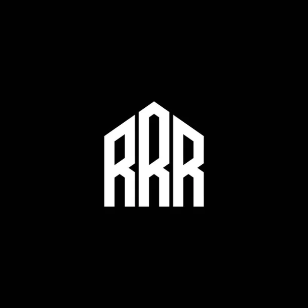 디자인 Rrr 크리에이티브 이니셜 Rrr Design 디자인은 Rrr 크리에이티브 이니셜 — 스톡 벡터