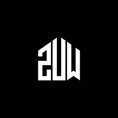 Siyah arka planda ZUW harf logosu tasarımı. ZUW yaratıcı harflerin baş harfleri logo kavramı. ZUW harf dizaynı. ZUW harf logosu dizaynı. ZUW yaratıcı harflerin baş harfleri logo kavramı. ZUW harf tasarımı.