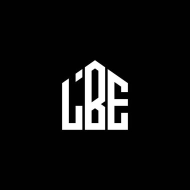 LBE harfi logo tasarımı. LBE yaratıcı harfler logosu konsepti. LBE harf tasarımı. LBE harf logosu tasarımı. LBE yaratıcı harfler logosu konsepti. LBE mektup tasarımı. BLACK backgrou üzerinde LBE harf logosu tasarımı