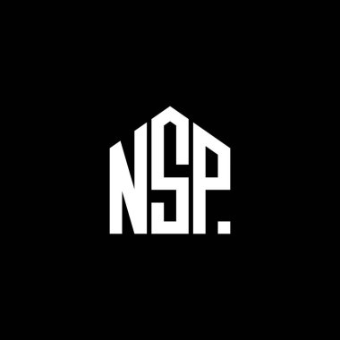 Siyah arka planda NSP harf logosu tasarımı. NSP yaratıcı harflerin baş harfleri logo kavramı. NSP harf tasarımı. NSP harfi logo tasarımı. NSP yaratıcı harflerin baş harfleri logo kavramı. NSP harf tasarımı. NSP harfi logo tasarımı BLACK backgrou