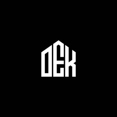 Tamam. Siyah arka planda harf logosu tasarımı. Tamam. Yaratıcı harflerin baş harfleri logo konsepti. OEK harf tasarımı. OEK harf logo tasarımı BLACK arka planında. Tamam. Yaratıcı harflerin baş harfleri logo konsepti. OEK harf tasarımı. Tamam. BLACK backgrou üzerinde harf logosu tasarımı