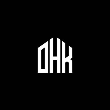 OHK harf logo tasarımı siyah arka planda. OHK yaratıcı harflerin baş harfleri logo kavramı. OHK harf tasarımı. OHK harf logo tasarımı. BLACK arkaplanı. OHK yaratıcı harflerin baş harfleri logo kavramı. OHK harf tasarımı. OHK harf logosu tasarımı BLACK backgrou