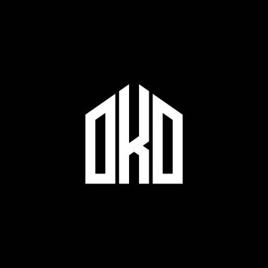 OKO harf logo tasarımı siyah arka planda. Tamam, yaratıcı harflerin baş harfleri logo konsepti. OKO harf tasarımı. OKO harf logo tasarımı BLACK arka planında. Tamam, yaratıcı harflerin baş harfleri logo konsepti. OKO harf tasarımı. Tamam. BLACK backgrou üzerine logo tasarımı.