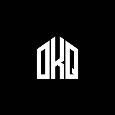 BLACK arka planında OKQ harfi logo tasarımı. Tamam, yaratıcı harflerin baş harfleri logo konsepti. OKQ harf tasarımı. BLACK arka planında OKQ harfi logo tasarımı. Tamam, yaratıcı harflerin baş harfleri logo konsepti. OKQ harf tasarımı. BLACK backgrou üzerinde OKQ harfi logo tasarımı