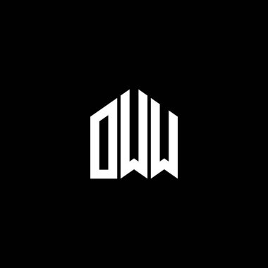 BLACK arka planında OWW harfi logo tasarımı. OWW yaratıcı harflerin baş harfleri logo kavramı. OWW harf tasarımı. OWW harfi logo tasarımı. OWW yaratıcı harflerin baş harfleri logo kavramı. OWW harf tasarımı.