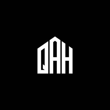 Siyah arka planda QAH harf logosu tasarımı. QAH yaratıcı harflerin baş harfleri logo kavramı. QAH harf dizaynı. QAH harf logosu tasarımı. QAH yaratıcı harflerin baş harfleri logo kavramı. QAH harf tasarımı. QAH harf logosu tasarımı BLACK backgrou