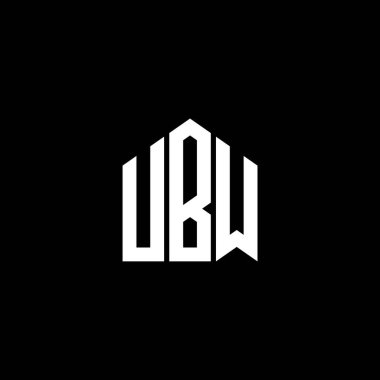 Siyah arka planda UBW harf logosu tasarımı. UBW yaratıcı harflerin baş harfleri logo kavramı. UBW harf dizaynı. UBW harf logosu dizaynı. UBW yaratıcı harflerin baş harfleri logo kavramı. UBW harf tasarımı.