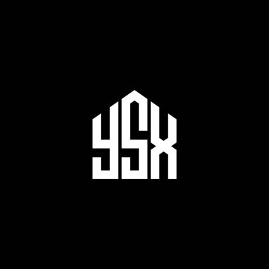 Siyah arka planda YSW harf logosu tasarımı. YSW yaratıcı harflerin baş harfleri logo kavramı. YSW harf tasarımı.