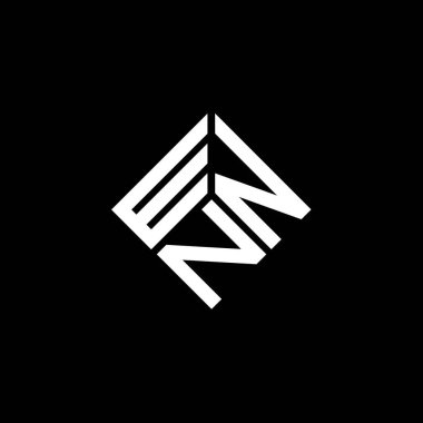 Siyah arka planda WNN harf logosu tasarımı. WNN yaratıcı harf logosu konsepti. WNN harf tasarımı.