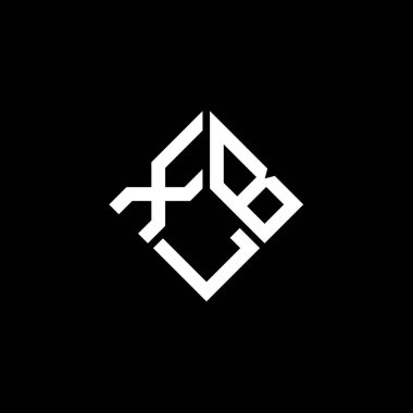 Siyah arkaplanda XBL harf logosu tasarımı. XBL yaratıcı harf logosu konsepti. XBL harf tasarımı.