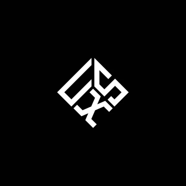Usw Letter Logo Design Black Background Usw Creative Initials Letter — Stock Vector