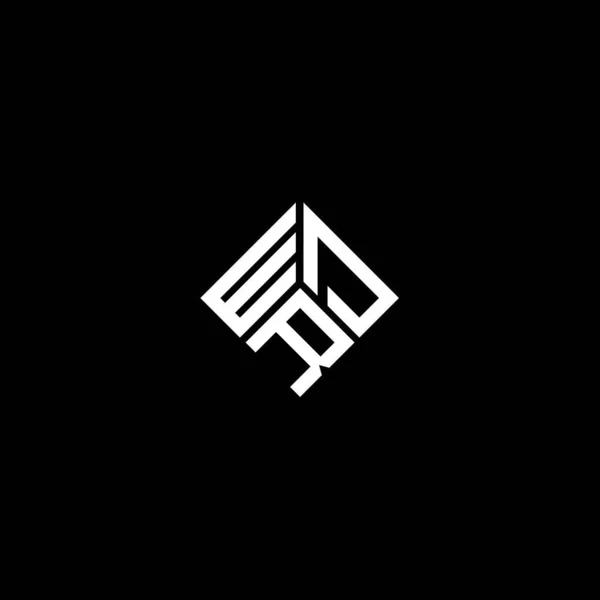 Diseño Del Logotipo Letra Wdr Sobre Fondo Negro Wdr Iniciales — Vector de stock