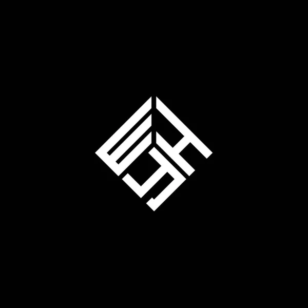 Pourquoi Lettre Logo Design Sur Fond Noir Pourquoi Initiales Créatives — Image vectorielle