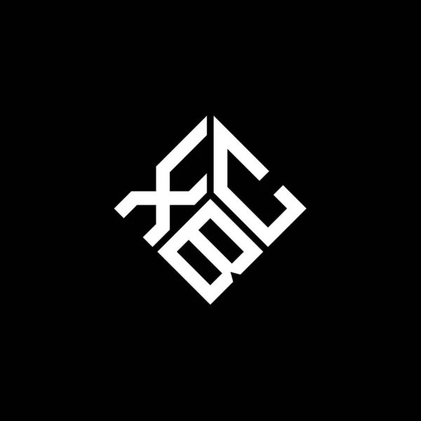 Xcb Letter Logo Design Auf Schwarzem Hintergrund Xcb Kreative Initialen — Stockvektor