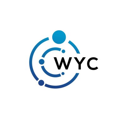 Beyaz arka planda WYC harfli teknoloji logosu tasarımı. WYC yaratıcı baş harfleri IT logosu konsepti. WYC harf tasarımı. Beyaz arka planda WYC mektup teknolojisi logosu tasarımı. WYC yaratıcı baş harfleri IT logosu konsepti. WYC harf tasarımı.