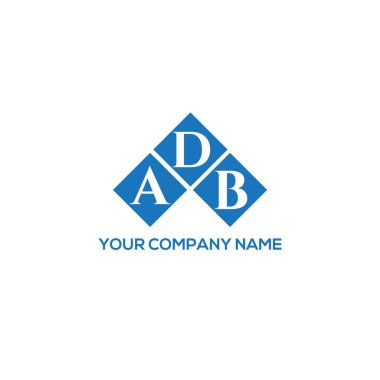 Siyah arka planda ADB harfi logo tasarımı. ADB yaratıcı harflerin baş harfleri logo kavramı. ADB harf tasarımı.
