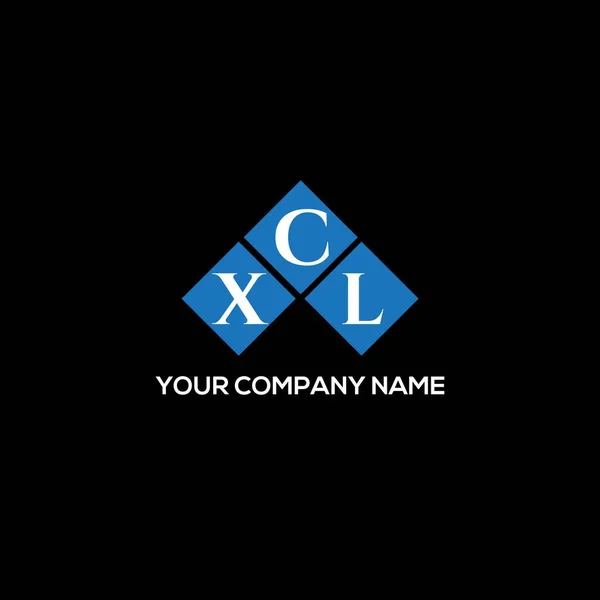 Projeto Logotipo Carta Xcl Fundo Branco Xcl Iniciais Criativas Conceito — Vetor de Stock