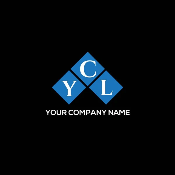 Design Logotipo Letra Ycl Fundo Branco Ycl Iniciais Criativas Conceito — Vetor de Stock