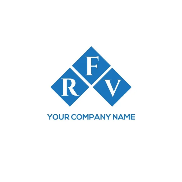 Frv Letter Logo Design Auf Weißem Hintergrund Frv Kreative Initialen — Stockvektor