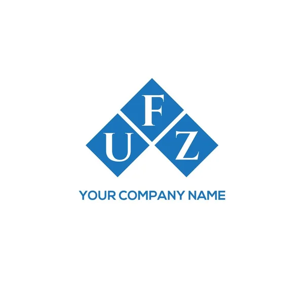 Ufz Letter Logo Design White Background Ufz Creative Initials Letter — Stock Vector