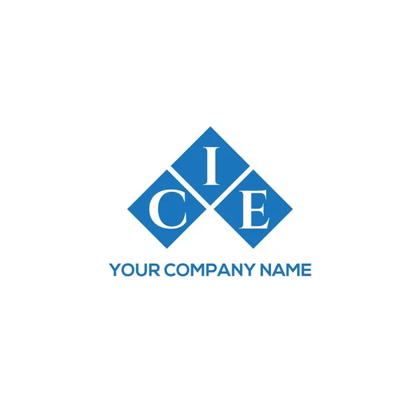 Дизайн Логотипа Мко Белом Фоне Концепция Логотипа Буквенными Инициалами Cie — стоковый вектор