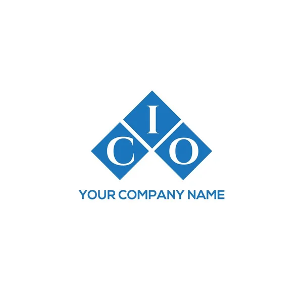 Cio Letter Logo Design White Background Cio Creative Initials Letter — Archivo Imágenes Vectoriales