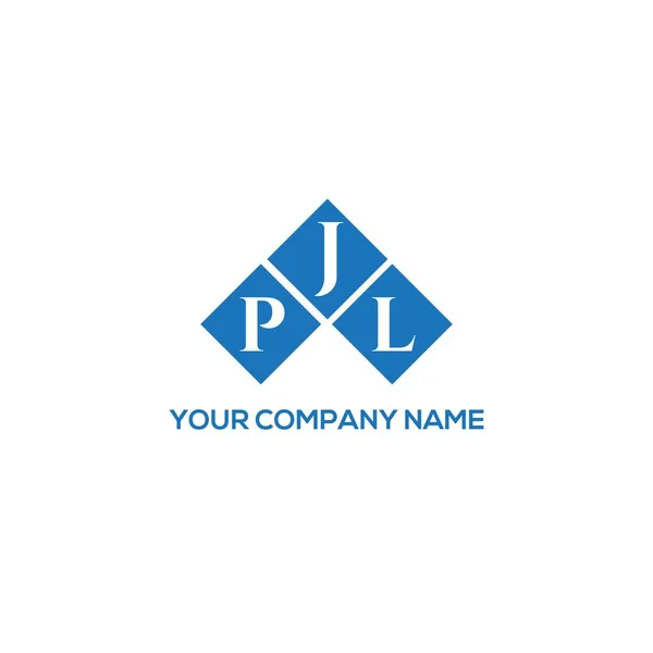 Pjl Letter Logo Design White Background Pjl Creative Initials Letter — Stock Vector