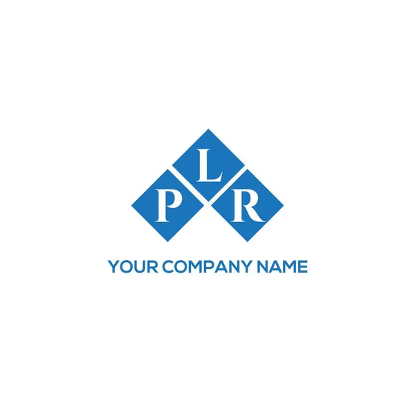 PLR letter logo design on WHITE background. PLR creative initials letter logo concept. PLR letter design.