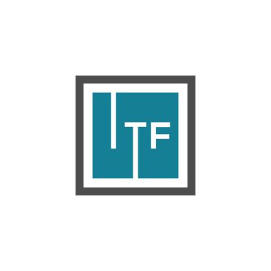 Beyazların arka planında ITF harf logosu tasarımı. ITF yaratıcı harflerin baş harfleri logo kavramı. ITF harf tasarımı. Beyazların arka planında ITF harfi logo tasarımı. ITF yaratıcı harflerin baş harfleri logo kavramı. ITF harf tasarımı.