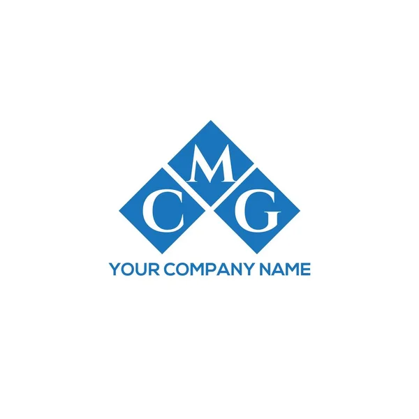 白い背景にCmgの手紙のロゴデザイン Cmgクリエイティブイニシャルレターロゴコンセプト Cmgレターデザイン — ストックベクタ
