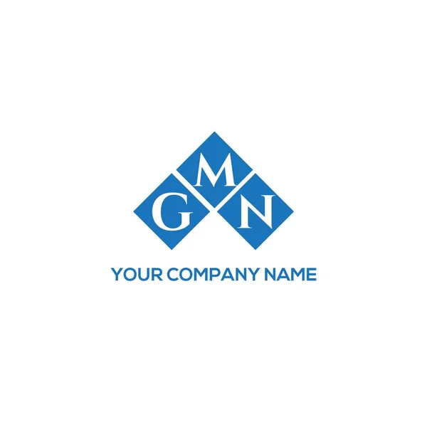 Gmn Letter Logo Design White Background Gmn Creative Initials Letter — Διανυσματικό Αρχείο