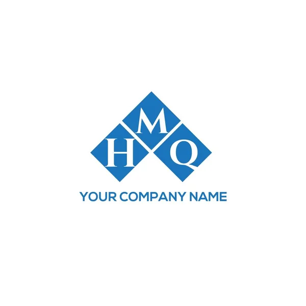 Hmq Letter Logo Design White Background Hmq Creative Initials Letter — Stock Vector