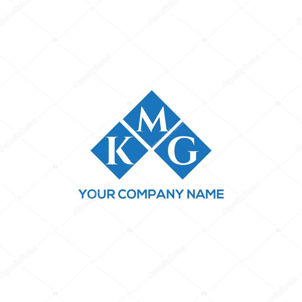 KMG letter logo design on WHITE background. KMG creative initials letter logo concept. KMG letter design.