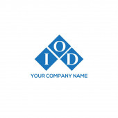 IOD letter logo design on WHITE background. IOD creative initials letter logo concept. IOD letter design.