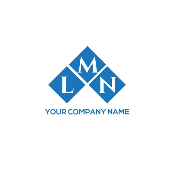 Lmn Letter Logo Design White Background Lmn Creative Initials Letter — Διανυσματικό Αρχείο