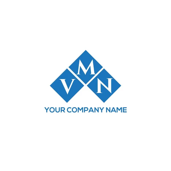 Vmn Letter Logo Design White Background Vmn Creative Initials Letter — Διανυσματικό Αρχείο