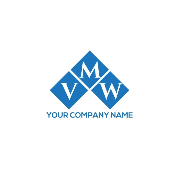 Vmw Letter Logo Design White Background Vmw Creative Initials Letter — Διανυσματικό Αρχείο