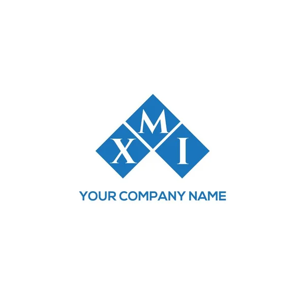 Σχεδιασμός Λογότυπου Γράμματα Xmi Λευκό Φόντο Έννοια Λογοτύπου Δημιουργικά Αρχικά — Διανυσματικό Αρχείο