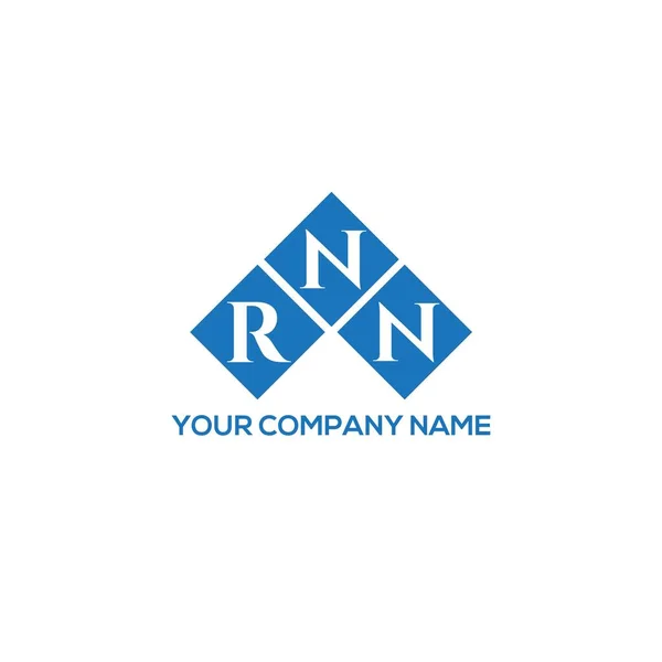 Rnn Letter Logo Design White Background Rnn Creative Initials Letter — Stock Vector