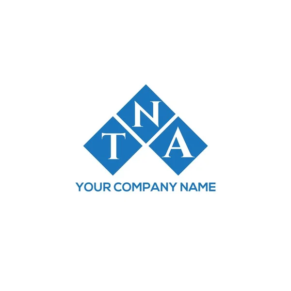 Tna Letter Logo Design White Background Tna Creative Initials Letter — Stock Vector