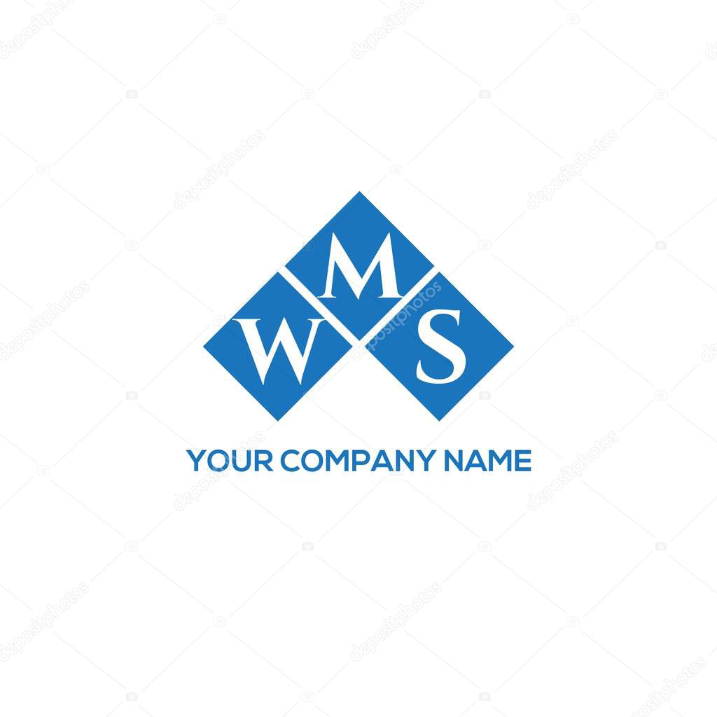 WMS letter logo design on WHITE background. WMS creative initials letter logo concept. WMS letter design.WMS letter logo design on WHITE background. WMS creative initials letter logo concept. WMS letter design.