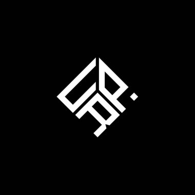 Beyaz arka planda UPR mektup logosu tasarımı. UPR yaratıcı harflerin baş harfleri logo kavramı. UPR harf tasarımı.