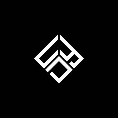 Beyaz arka planda UYD harf logosu tasarımı. UYD yaratıcı harflerin baş harfleri logo kavramı. UYD harf tasarımı.