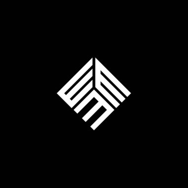 Beyazların arka planında WMM harf logosu tasarımı. WMM yaratıcı harflerin baş harfleri logo kavramı. WMM harf tasarımı.