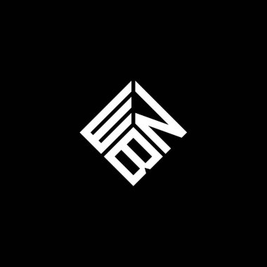 Beyaz arka planda WNB harfi logo tasarımı. WNB yaratıcı harflerin baş harfleri logo kavramı. WNB harf tasarımı.