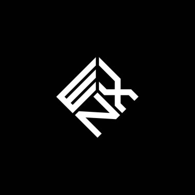 Beyaz arka planda WXN harf logosu tasarımı. WXN yaratıcı harflerin baş harfleri logo kavramı. WXN harf tasarımı.