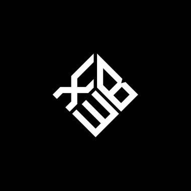 Beyaz arkaplanda XBW harf logosu tasarımı. XBW yaratıcı harflerin baş harfleri logo kavramı. XBW harf tasarımı.